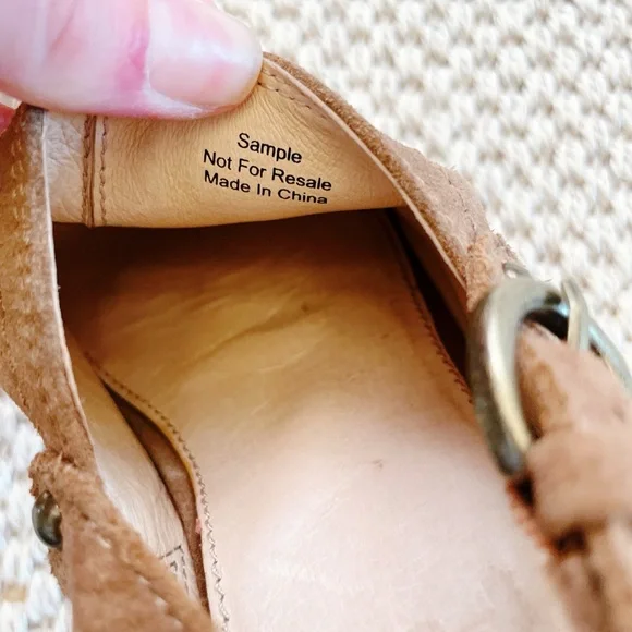 Frye Jessica clog in brown -Brown Suede Wooden Clog Heels - Women's 6 - Picture 7 of 8